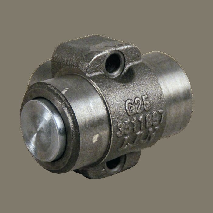 remcilinder voor mineraal olie 1/4"GAS gaten hart-hart 58mm, 2xØ10.5mm - Afbeelding 2