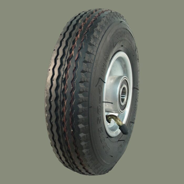luchtband + wiel 2.80/2.50-4 V-6601 4PR + 2.10x4H2 ET0 NL75 staal grijs