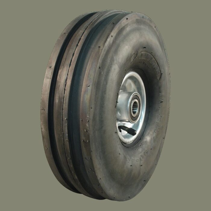 luchtband + wiel 4.00-4 V-8502 4PR + 2.10x4H2 ET0 NL75 staal grijs