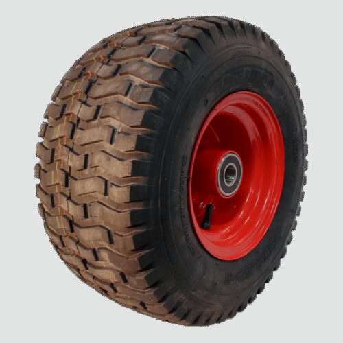 luchtband + wiel 18x8.50-8 V-3501 4PR 7.00Bx8H2 ET0 NL150 A3 staal rood