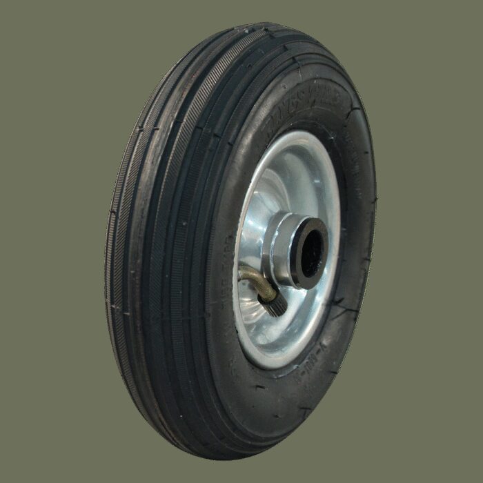 luchtband + wiel 200x50 V-5501 4PR + 1.25x3.8  (200x50) ET0 NL60 staal grijs