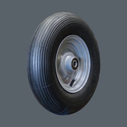 luchtband + wiel 4.80/4.00-8 V-5501A 4PR + 2.50Ax8H2 ET0 NL90 staal grijs