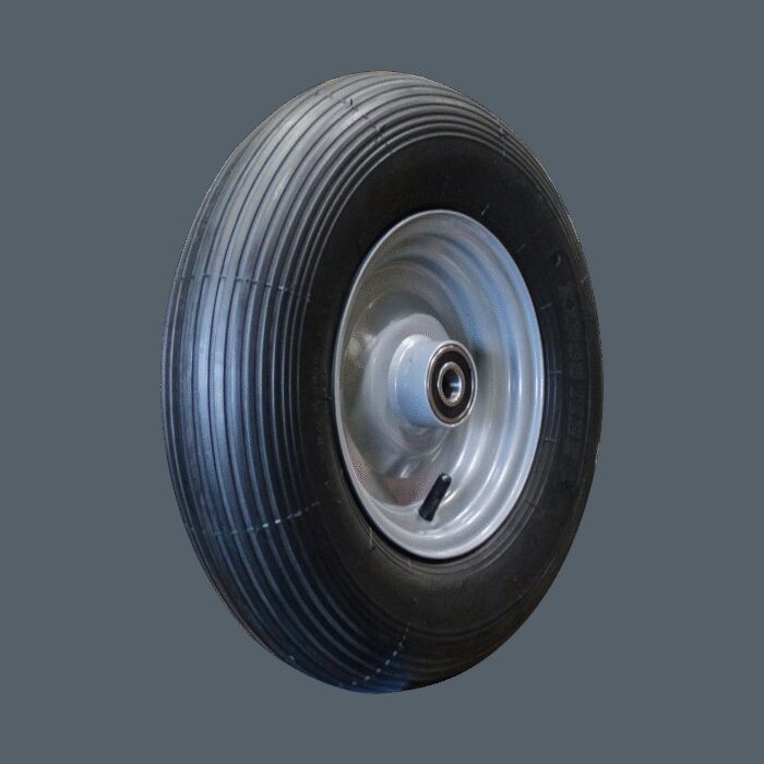 luchtband + wiel 4.80/4.00-8 V-5501A 4PR + 2.50Ax8H2 ET0 NL90 staal grijs