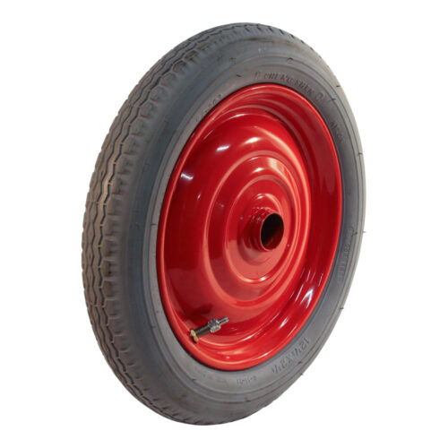 luchtband + wiel 12 1/2 x 2 1/4 (2.25-8) C-51 2PR + 12 1/2X2 1/4 ET0 NL60,5 staal rood