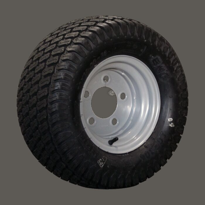luchtband + wiel 20x10.00-10 LG-306 6PR + 6.00Ix10H2 ET-4 94/140/5 A3 staal grijs