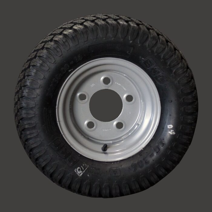 luchtband + wiel 20x10.00-10 LG-306 6PR + 6.00Ix10H2 ET-4 94/140/5 A3 staal grijs - Afbeelding 3