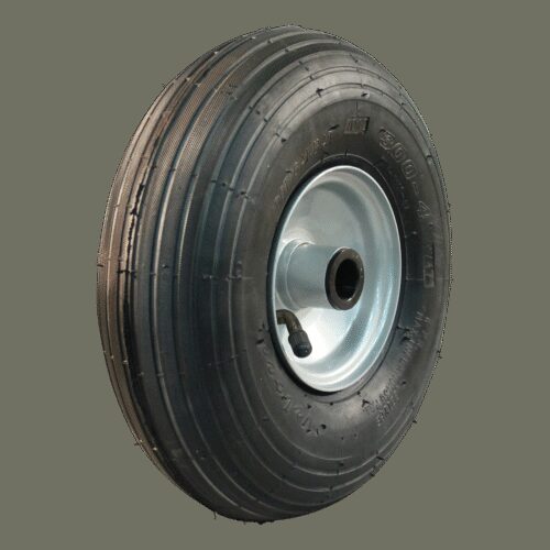 luchtband + wiel 2.50-4 V-5501 4PR + 2.10x4H2 ET0 rollager Ø20 NL69 staal grijs