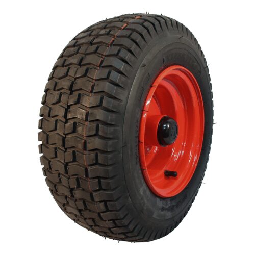 luchtband + wiel 16x6.50-8 V-3502 4PR + 5.50Bx8H2 ET0 NL110 staal rood