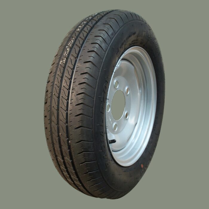 luchtband + wiel 155/80 R13 R701 M+S + 4Jx13H ET0 94/140/5 84 N staal grijs