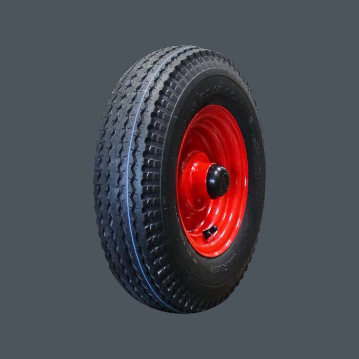 luchtband + wiel 4.80/4.00-8 S-6003 6PR + 3.00Dx8H2 ET0 NL88 71 M staal rood