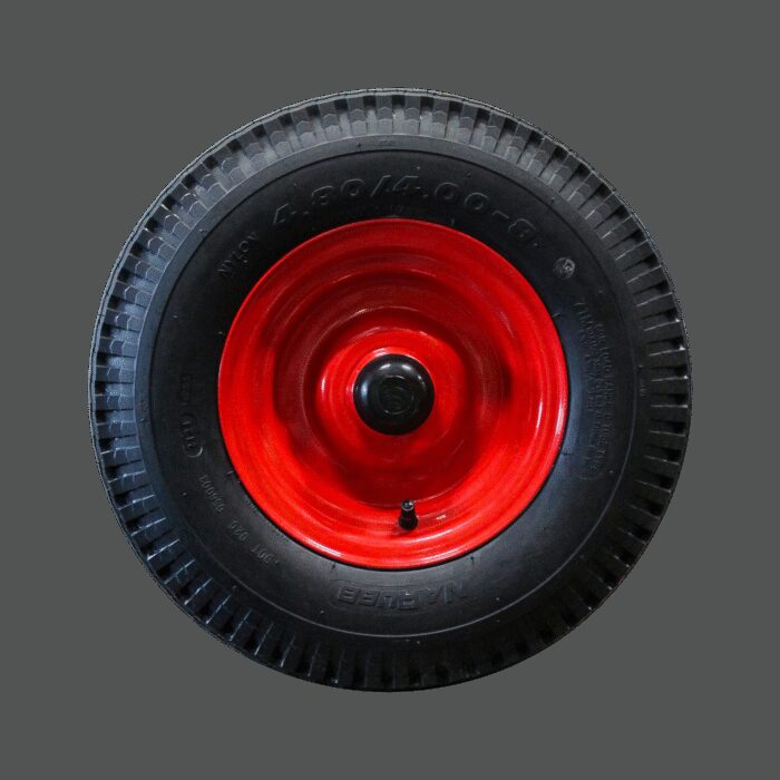 luchtband + wiel 4.80/4.00-8 S-6003 6PR + 3.00Dx8H2 ET0 NL88 71 M staal rood - Afbeelding 2