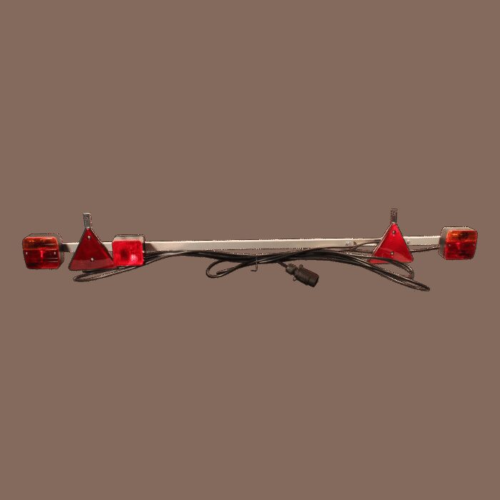 lichtbalk metaal verstelbaar 1400-2100mm 750cm 7-polige stekker