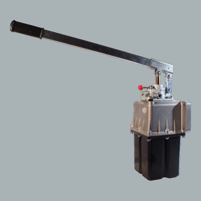 handpomp PMI25 5L reservoir handpomp 25cm³ dubbel werkend kunststof cilinder dubbelwerkend