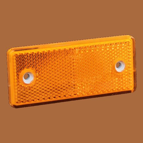 reflector ⌧ oranje opschroefbaar+zelfklevend 96 x 42