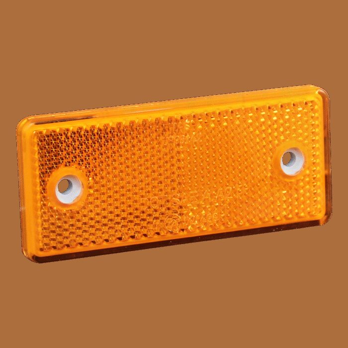 reflector ⌧ oranje opschroefbaar+zelfklevend 96 x 42