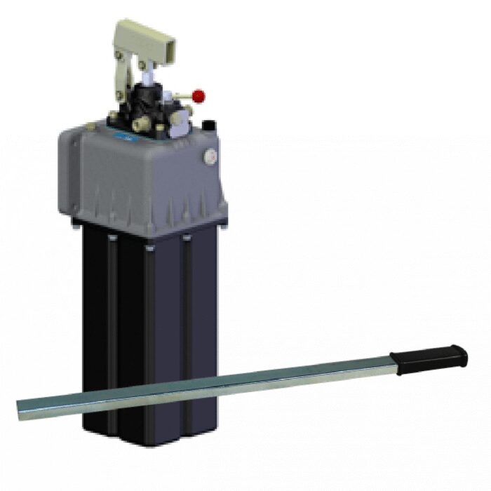 handpomp PMI25 handpomp 7L reservoir 25cm³ dubbel werkend kunststof cilinder dubbelwerkend