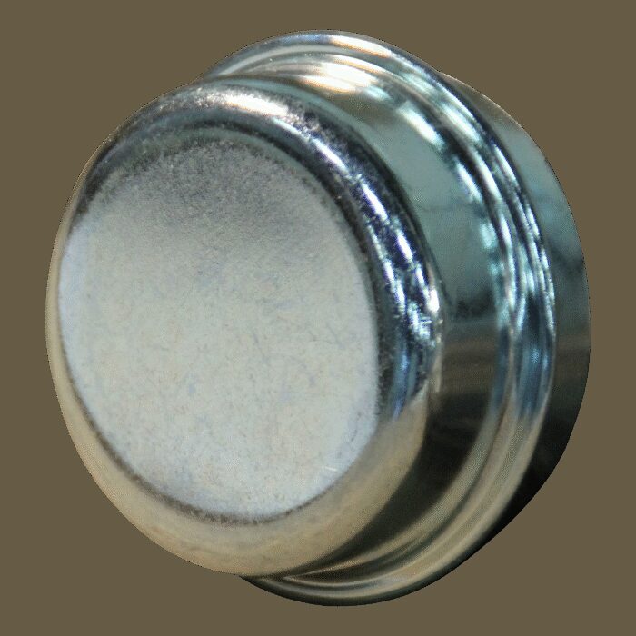 naafdop 47mm staal verzinkt t.b.v. lagerzitting   47mm, zonder logo.