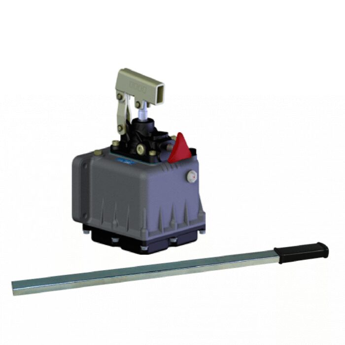 handpomp PMS45 handpomp 2L reservoir 45cm³ dubbel werkend kunststof cilinder enkelwerkend