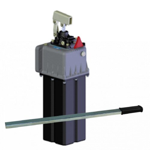 handpomp PMS45 handpomp 7L reservoir 45cm³ dubbel werkend kunststof cilinder enkelwerkend