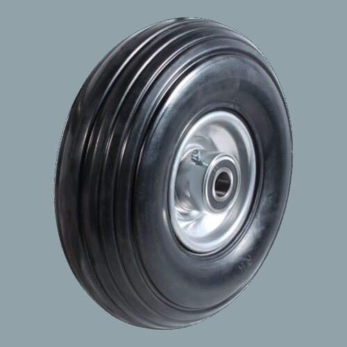 wiel + massief rubberband 260mm serie 43