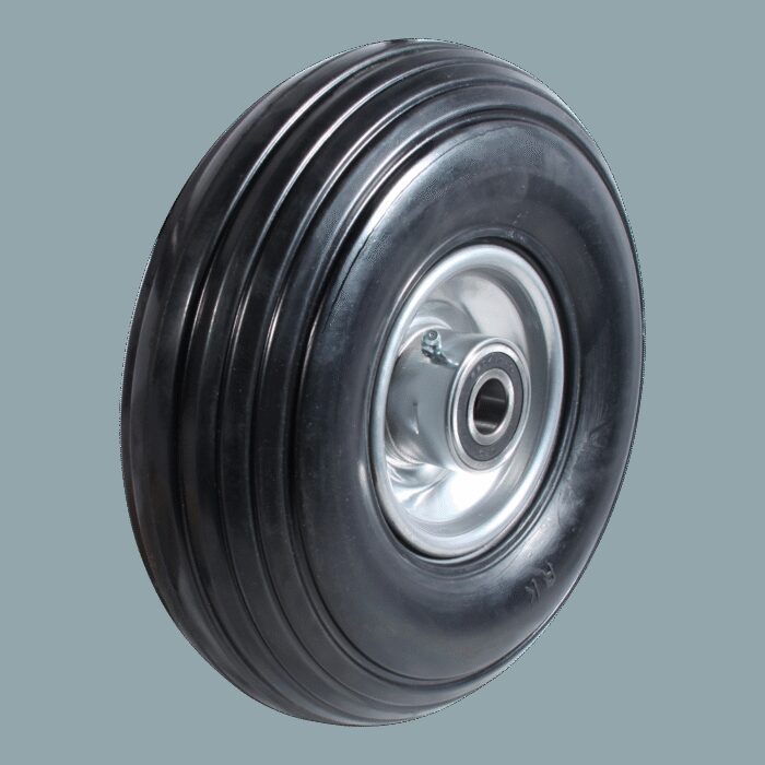 wiel + massief rubberband 260mm serie 43