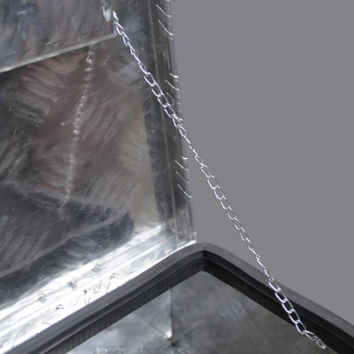 gereedschapskist aluminium 900x380x170mm kofferslot - Afbeelding 2
