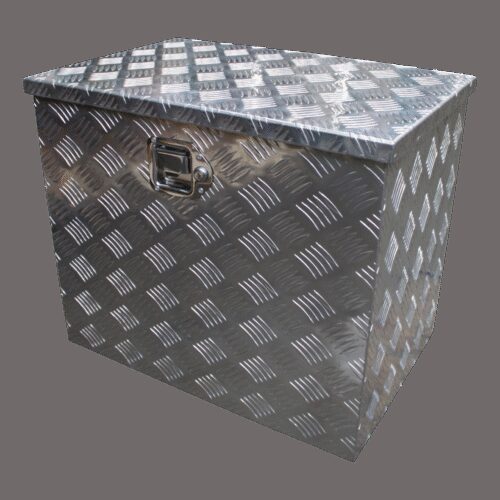 gereedschapskist aluminium 600x400x500mm kofferslot