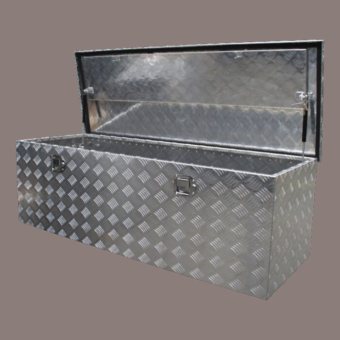 gereedschapskist aluminium 1450x520x460mm kofferslot - Afbeelding 3