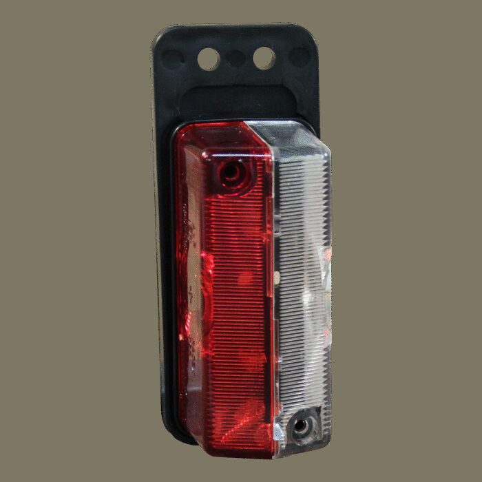 contourlamp 925/1 rood / wit Met houder kabeltule