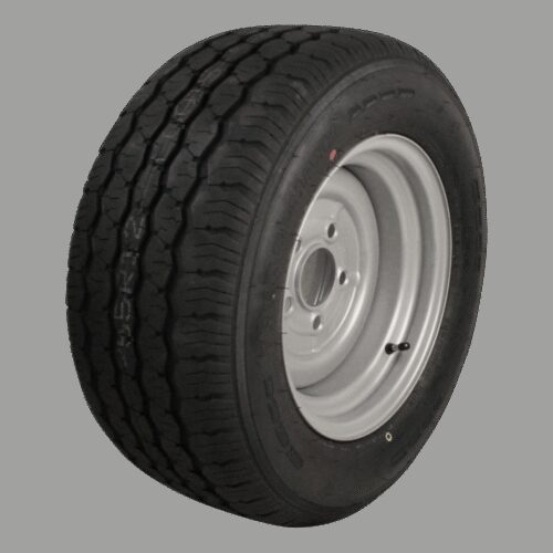 luchtband + wiel 225/55 R12C Trailermaxx CR-966 8PR + 7.00Ix12H2 ET10 66,5/112/5 104 N staal grijs