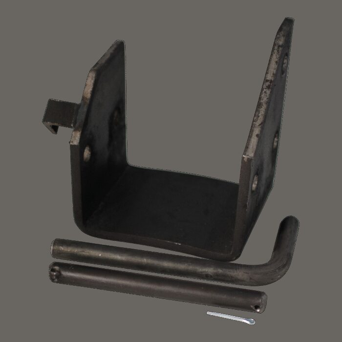 steunpoot met opklapbare bevestiging DN ⧄70mm 4000kg gemenied - Afbeelding 3