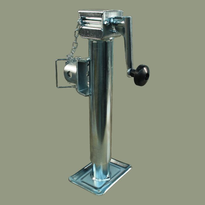 steunpoot wegklapbaar LR Ø57mm 1300kg verzinkt 250mm 430mm