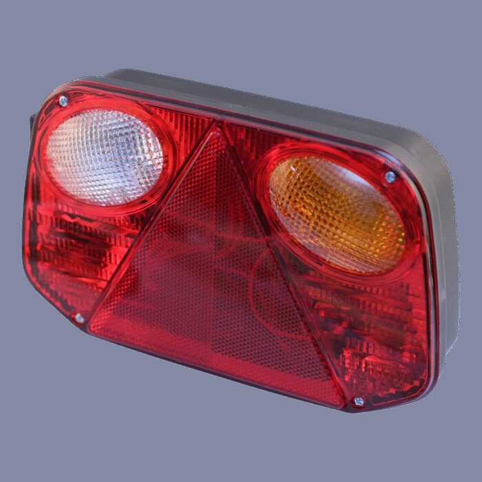 achterlicht  Radex, serie 2800, rechts met achteruitrijlamp, centrale stekkeraansluiting 5-polig