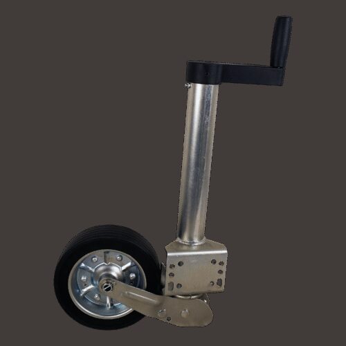 steunwiel automatisch opklapbaar 225x64mm kunststof slinger Ø60