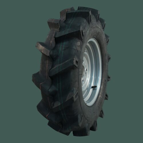 luchtband + wiel 6.00-12 V-8803 6PR + 4.00Bx12H2 ET0 60/100/4 76 A3 staal grijs rechts