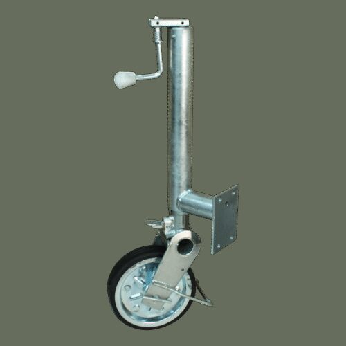 steunwiel automatisch opklapbaar 280x65mm Ø70 stalen velg