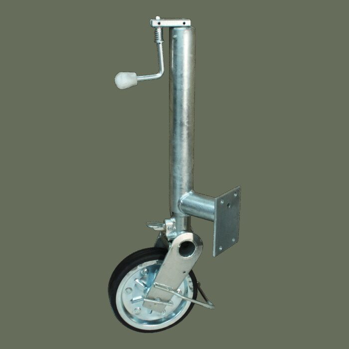 steunwiel automatisch opklapbaar 280x65mm Ø70 stalen velg